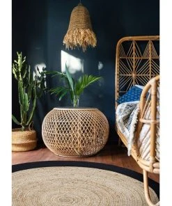 Best reviews of ✨ Fab Habitat 200cm Round Jute Rug | Decorative Floor Rug Phoenix Black & Natural 😉 -Deals Home Décor Store 840973780 3 720x928
