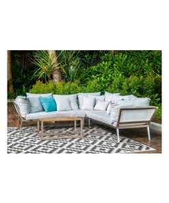 Top 10 ❤️ Fab Habitat 270x360cm Aztec Grey & White Recycled Plastic Outdoor Rug and Mat 😍 -Deals Home Décor Store 840975670 5 720x928