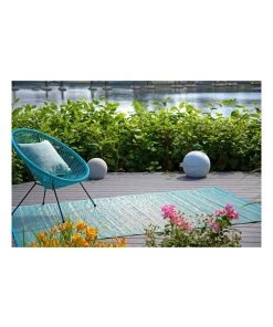 Top 10 🤩 Fab Habitat 90x179cm Brooklyn Teal Recycled Plastic Outdoor Rug and Mat 🧨 -Deals Home Décor Store 840976570 3 720x928