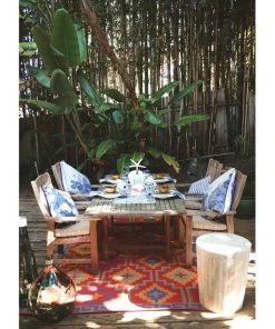 Flash Sale ⭐ Fab Habitat 240x300cm Lhasa Orange & Violet Recycled Plastic Outdoor Rug and Mat 🛒 -Deals Home Décor Store 840977650 3 720x928