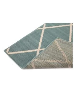 Hot Sale ✔️ Fab Habitat 200x300cm Oudoor Rug Geometric Modern Floor Rug Tucson Aqua ❤️ -Deals Home Décor Store 840977920 4 720x928