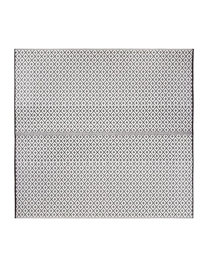 Buy π Fab Habitat 90x179cm Kimberley Black and White Recycled Plastic Outdoor Rug and Mat β 2 Buy π Fab Habitat 90x179cm Kimberley Black and White Recycled Plastic Outdoor Rug and Mat β - Image 2