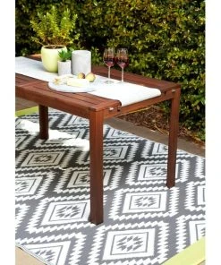 Flash Sale 💯 Fab Habitat 120x179cm Valencia Recycled Plastic Outdoor Rug and Mat 😀 -Deals Home Décor Store 840979900 3 720x928