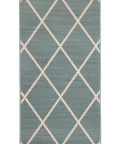 Cheapest 👍 Fab Habitat 80x150cm Oudoor Rug Geometric Modern Floor Rug Tucson Aqua 🎉 -Deals Home Décor Store 840981250 6 720x928