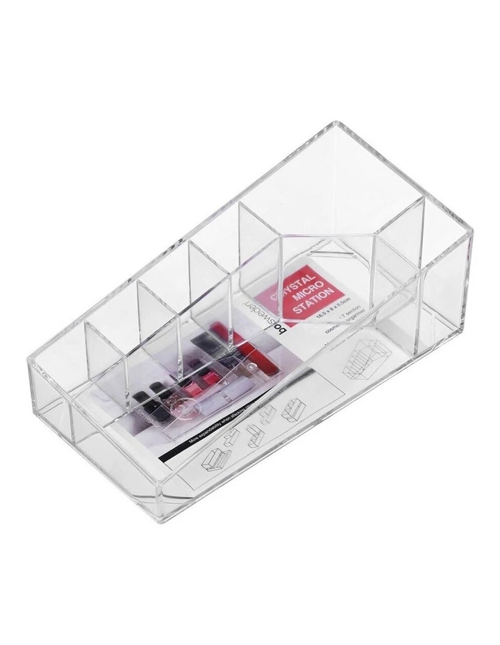 Top 10 𧨠Box Sweden Crystal 7 Section Micro Station Makeup/Cosmetics Home Organiser Clear π 3 Top 10 𧨠Box Sweden Crystal 7 Section Micro Station Makeup/Cosmetics Home Organiser Clear π - Image 3