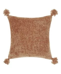 New ⌛ Linen House Hara Cushion Brandy ❤️