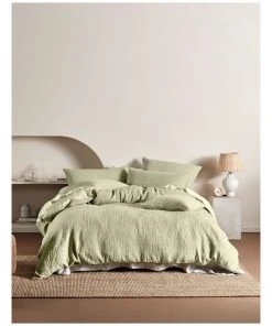 Cheap ✨ Linen House Lila Cushion in Wasabi 👏