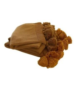 Best reviews of 😀 M.M Linen Birch Throw in Ochre 🧨