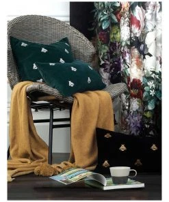 Buy 🔔 M.M Linen Buzz Cushion 30x50cm in Emerald 🔥 -Deals Home Décor Store 841632490 3 720x928