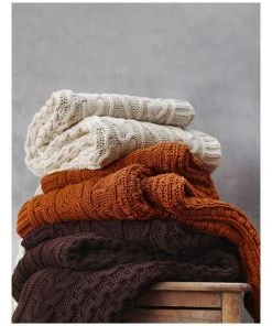 Top 10 π₯ M.M Linen Cable Knit Throw in Coffee π 9 Top 10 π₯ M.M Linen Cable Knit Throw in Coffee π -Deals Home DΓ©cor Store 841634560 4 720x928