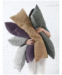 Deals 🛒 M.M Linen Malta Cushion 35x90 in Chesnut ✨