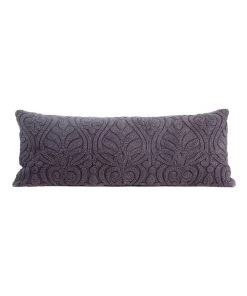 Outlet ❤️ M.M Linen Malta Cushion 35x90 in Plum ⭐