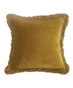 Budget ✨ M.M Linen Sabel Cushion 50x50cm in Mustard 🛒