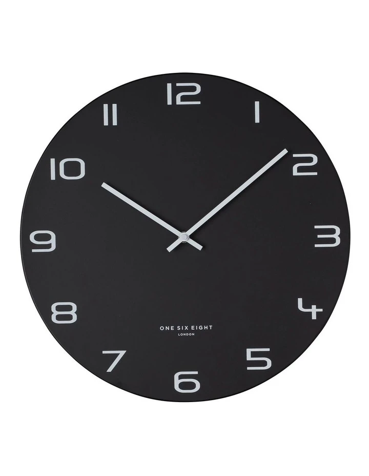 Top 10 𧨠One Six Eight London Nero 60Cm Silent Wall Clock π 1 Top 10 𧨠One Six Eight London Nero 60Cm Silent Wall Clock π
