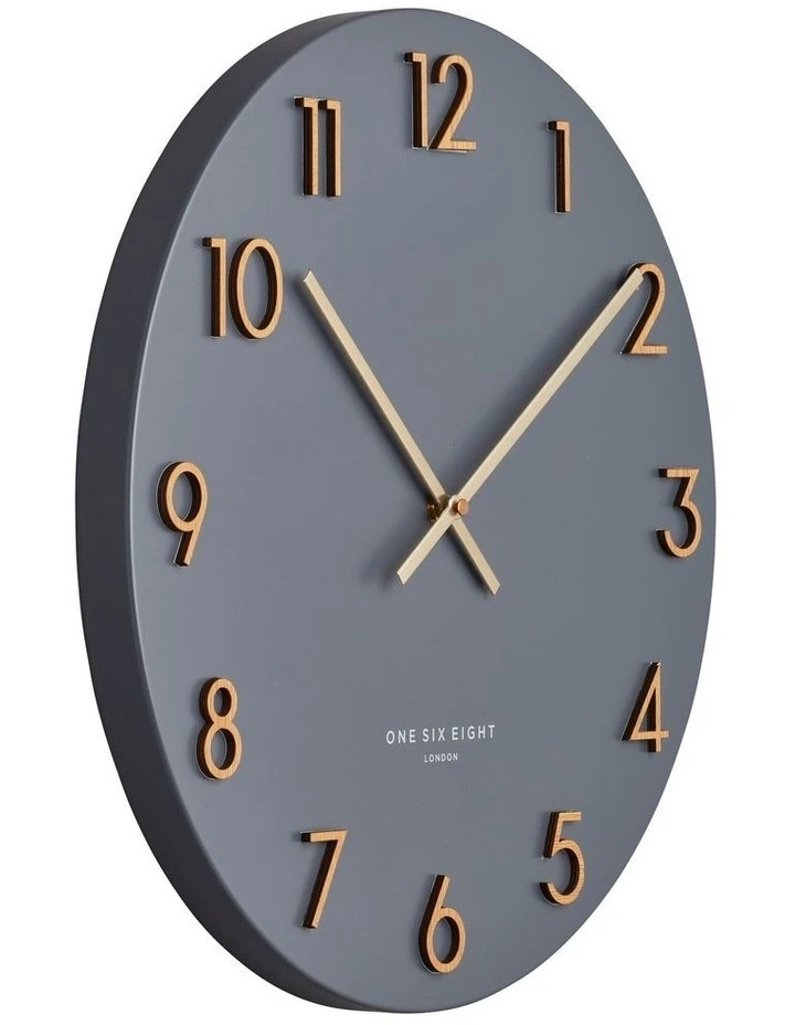 Budget π One Six Eight London Katelyn Charcoal Grey 60Cm Metal Wall Clock β 2 Budget π One Six Eight London Katelyn Charcoal Grey 60Cm Metal Wall Clock β - Image 2
