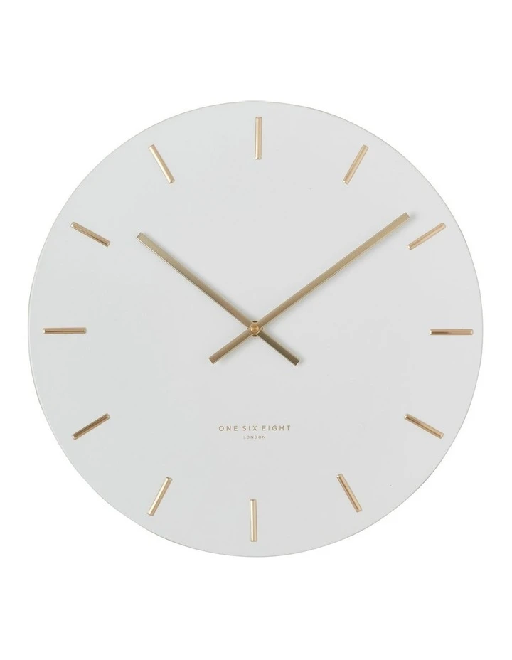 Hot Sale ✔️ One Six Eight London Luca White 30Cm Silent Wall Clock 🔥 1 Hot Sale ✔️ One Six Eight London Luca White 30Cm Silent Wall Clock 🔥