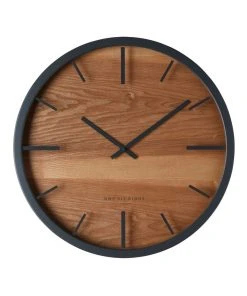 Deals ⌛ One Six Eight London Willow Charcoal 50Cm Silent Wall Clock ✔️