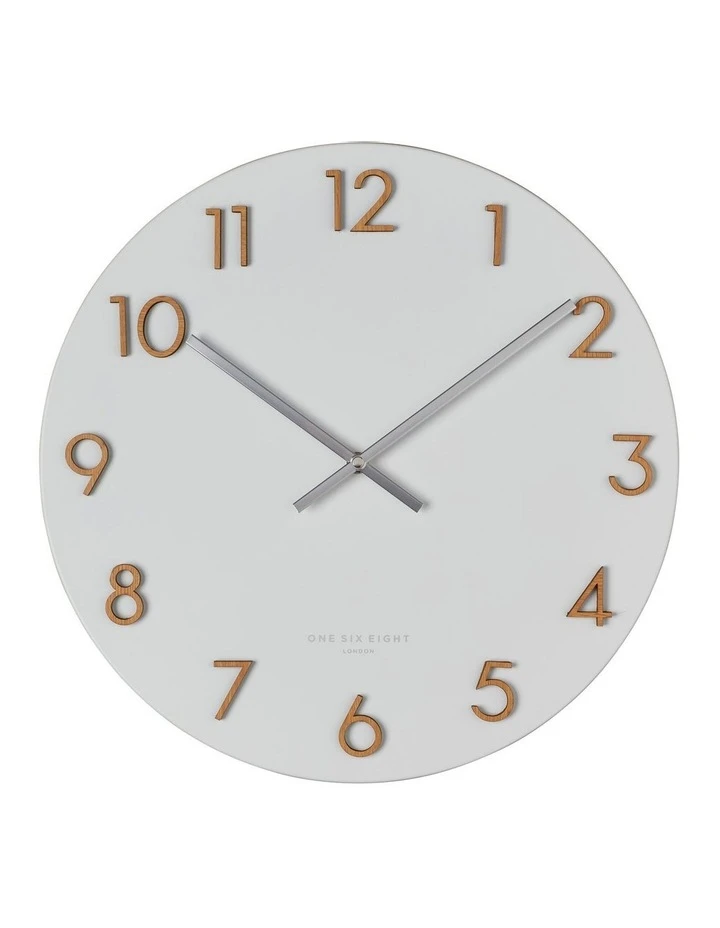 Cheapest π One Six Eight London Katelyn White 40Cm Metal Wall Clock π― 1 Cheapest π One Six Eight London Katelyn White 40Cm Metal Wall Clock π―