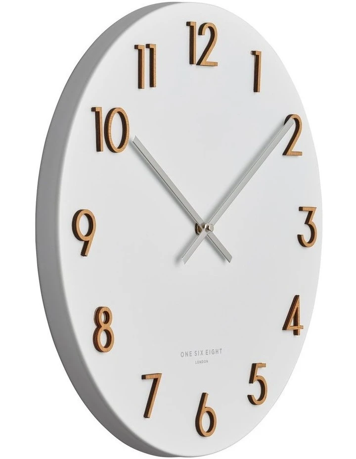 Cheapest π One Six Eight London Katelyn White 40Cm Metal Wall Clock π― 2 Cheapest π One Six Eight London Katelyn White 40Cm Metal Wall Clock π― - Image 2