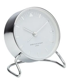 Best deal ✔️ One Six Eight London Lara White Silent Alarm Clock 💯