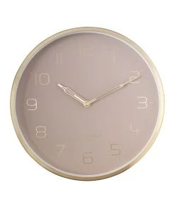 Outlet 🎉 One Six Eight London Lily 30Cm Dusty Rose Silent Wall Clock 😀