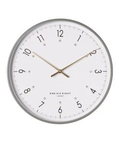 Cheapest ⭐ One Six Eight London Elio 40Cm White Silent Wall Clock 🎉