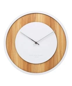 Budget ✨ One Six Eight London Emilia White 40Cm Silent Wall Clock ⌛