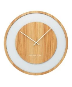 Brand new π― One Six Eight London Emilia Natural 60Cm Silent Wall Clock π