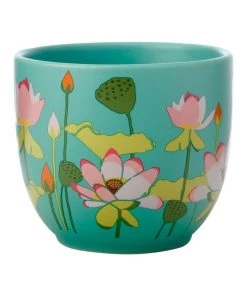 Cheapest ⭐ Maxwell & Williams Royal Botanic Gardens Lotus Planter Pot 12cm Mint ❤️