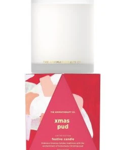 Best Pirce ⭐ The Aromatherapy Company Festive Favours Xmas Pud Candle 350g ✨