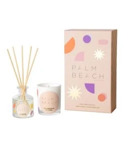 Best deal βοΈ Palm Beach Collection Pink Hibiscus Fizz Mini Candle & Diffuser Pack βοΈ