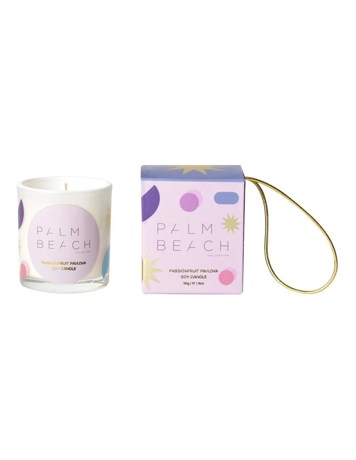 Promo ✨ Palm Beach Collection Passionfruit Pavlova Extra Mini Candle Hanging Bauble 50g ❤️ 1 Promo ✨ Palm Beach Collection Passionfruit Pavlova Extra Mini Candle Hanging Bauble 50g ❤️