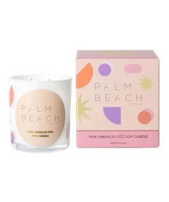 Buy π Palm Beach Collection Pink Hibiscus Fizz Standard Candle 420g π€©