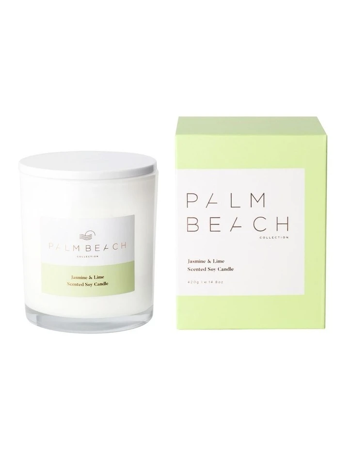 Promo π Palm Beach Collection Jasmine & Lime 420g Scented Soy Candle π 1 Promo π Palm Beach Collection Jasmine & Lime 420g Scented Soy Candle π