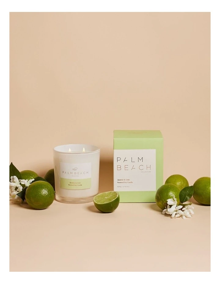 Promo π Palm Beach Collection Jasmine & Lime 420g Scented Soy Candle π 3 Promo π Palm Beach Collection Jasmine & Lime 420g Scented Soy Candle π - Image 3