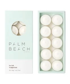 Brand new 🛒 Palm Beach Collection Sea Salt Tealight Pack 🎁