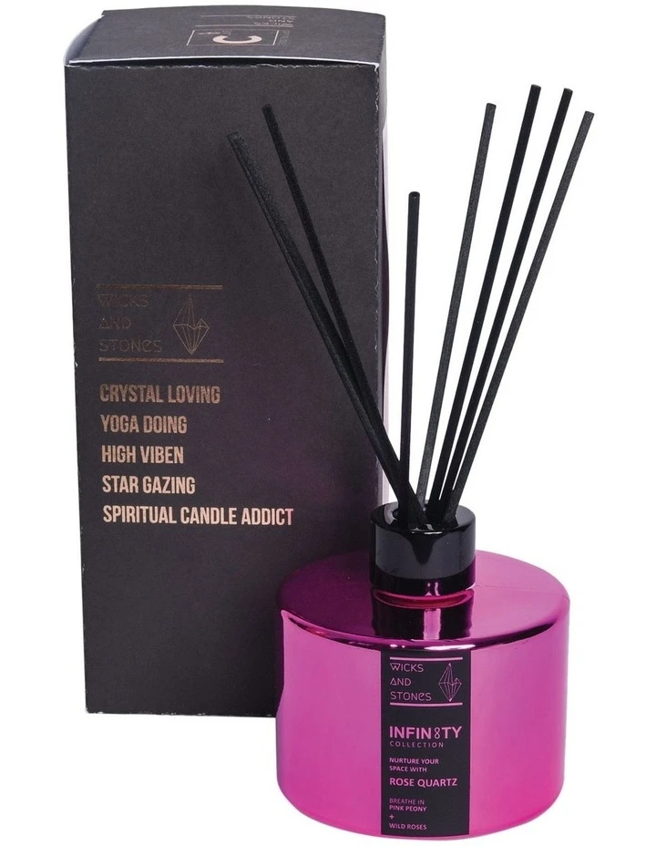 Cheap ✔️ Wicks and Stones Infinity Crystal Reed Diffuser Rose Quartz ✔️ 1 Cheap ✔️ Wicks and Stones Infinity Crystal Reed Diffuser Rose Quartz ✔️