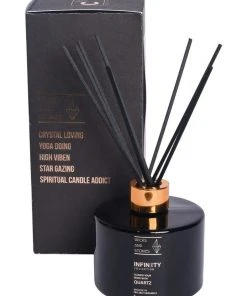 Wholesale π Wicks and Stones Infinity Crystal Reed Diffuser Quartz π