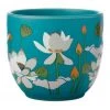 Best deal ⭐ Maxwell & Williams Royal Botanic Gardens Lotus Planter Pot 12cm Aqua 🥰