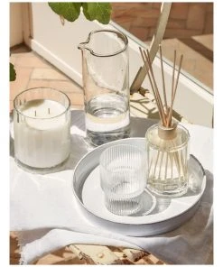 Budget 🎉 CIRCA Pear & Lime Scented Soy Candle 350g ⌛ -Deals Home Décor Store 858831130 3 1 720x928