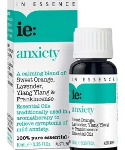 Buy 😉 In Essence Anxiety Pure Essential Oil Blend 10ml 🛒