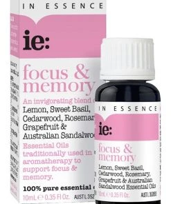 Best reviews of 💯 In Essence Focus & Memory Pure Essential Oil Blend 10ml ❤️