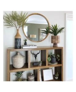 Flash Sale 😀 One Six Eight London Tina 95cm Dark Solid Wood Mirror 🤩 -Deals Home Décor Store 858929410 4 720x928