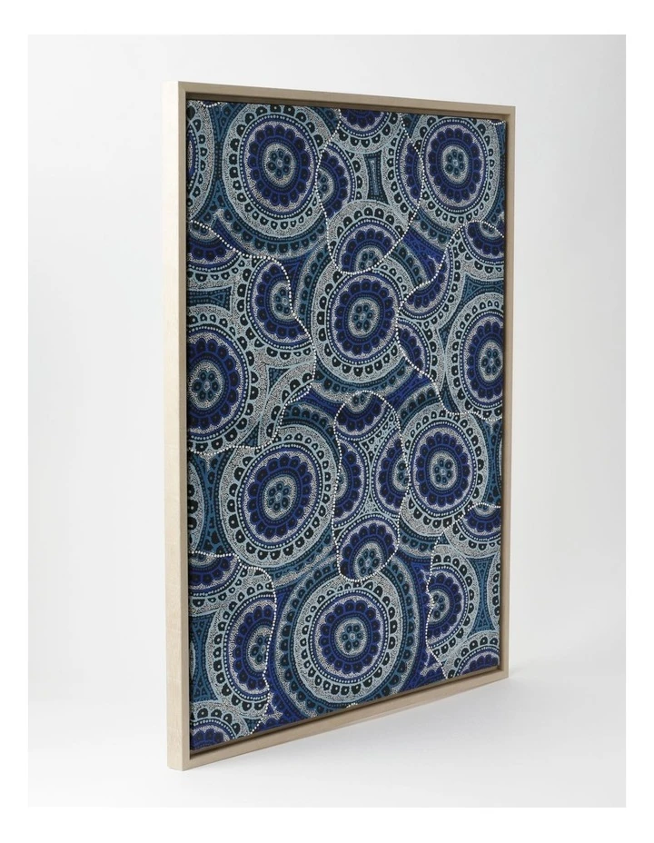 Promo β¨ Warlukurlangu Artists x Vue Snake Dreaming Wall Art 85X65cm Blue π 2 Promo β¨ Warlukurlangu Artists x Vue Snake Dreaming Wall Art 85X65cm Blue π - Image 2