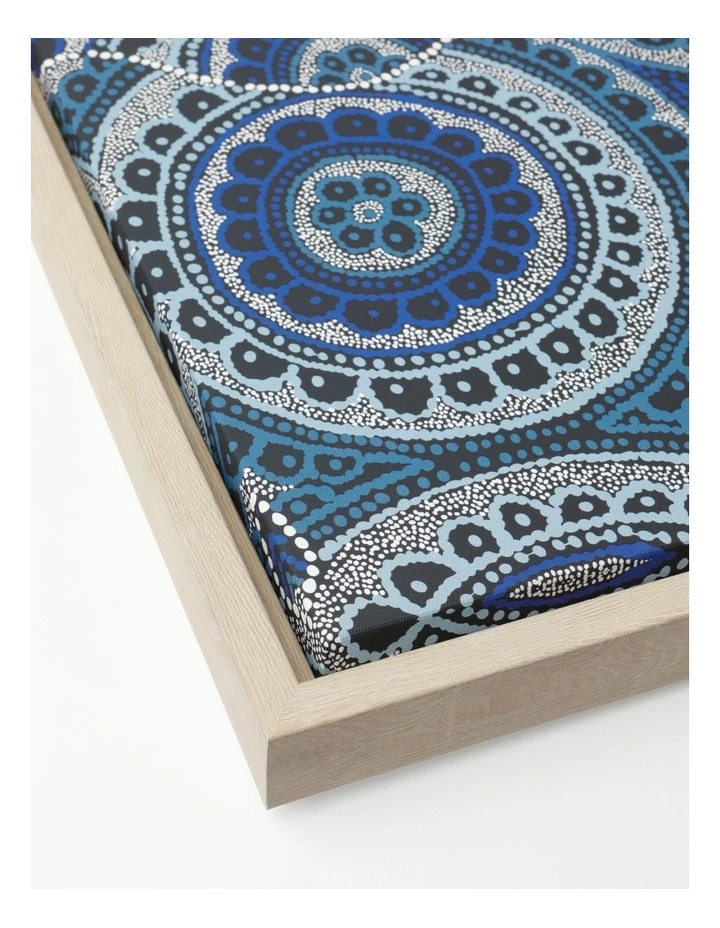 Promo β¨ Warlukurlangu Artists x Vue Snake Dreaming Wall Art 85X65cm Blue π 3 Promo β¨ Warlukurlangu Artists x Vue Snake Dreaming Wall Art 85X65cm Blue π - Image 3