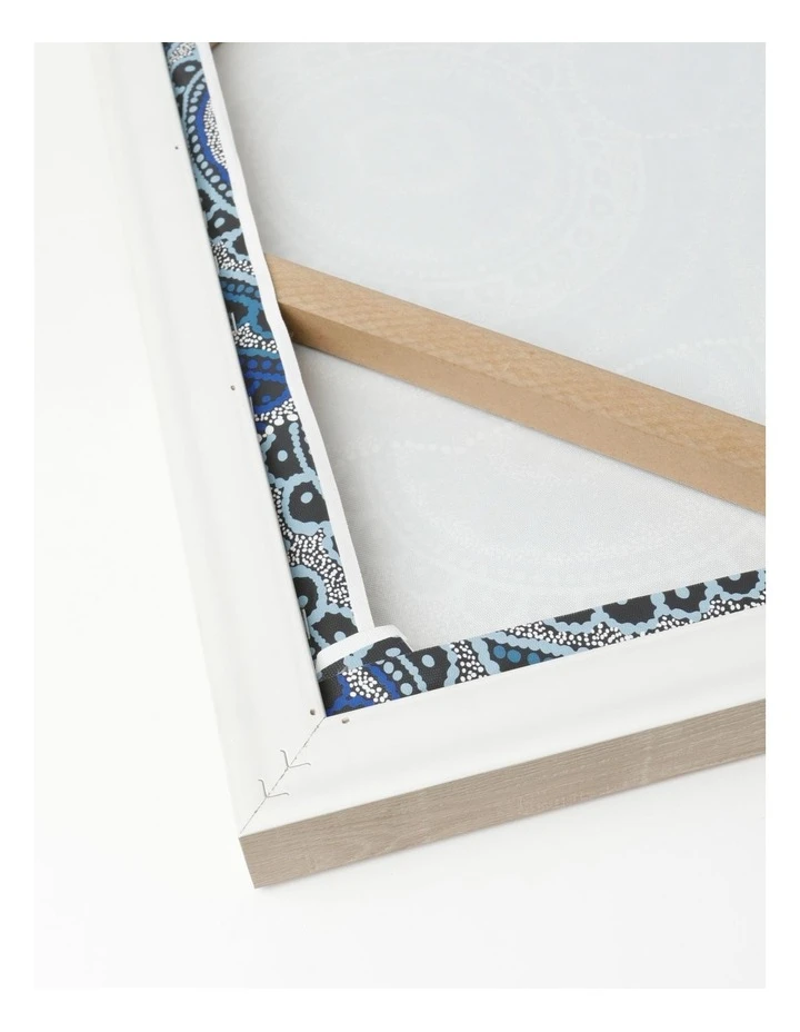 Promo β¨ Warlukurlangu Artists x Vue Snake Dreaming Wall Art 85X65cm Blue π 4 Promo β¨ Warlukurlangu Artists x Vue Snake Dreaming Wall Art 85X65cm Blue π - Image 4