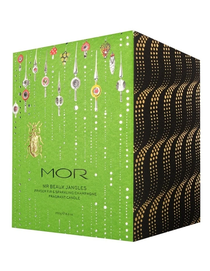 New 🧨 MOR Mr Beaux Jangles Fragrant Candle - Fraser Fir & Sparkling Champagne 250g 🤩 2 New 🧨 MOR Mr Beaux Jangles Fragrant Candle - Fraser Fir & Sparkling Champagne 250g 🤩 - Image 2