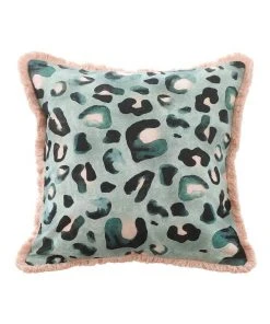 Flash Sale ⌛ M.M Linen Cantaloupe Jaguar Cushion In Multi ⌛