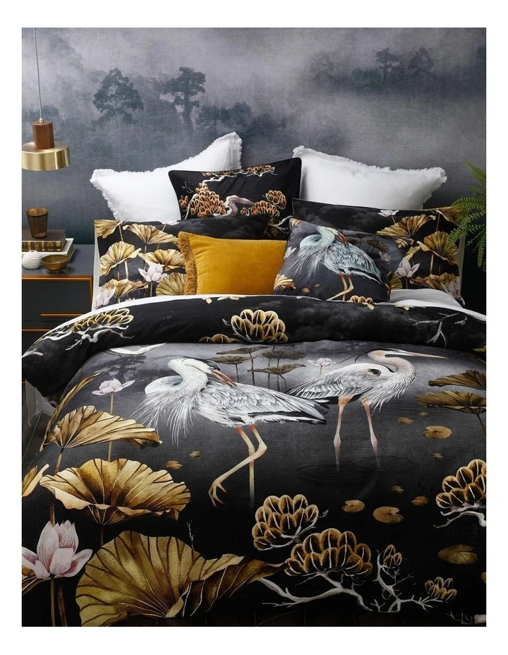 Budget ⌛ M.M Linen Orient Cushion Midnight ⭐ 2 Budget ⌛ M.M Linen Orient Cushion Midnight ⭐ - Image 2