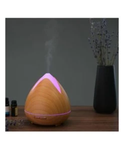 Cheap 😀 PureSpa Cool Mist Ultrasonic Diffuser with 3 Pack Essential Oils Light Wood 🎁 -Deals Home Décor Store 865056160 4 720x928